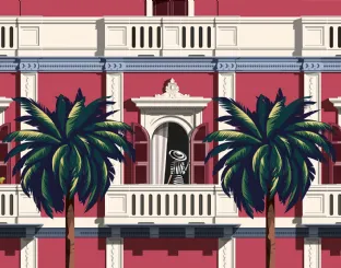 Carta da parati Boulevard di Inkiostro Bianco