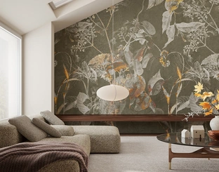 Carta da parati Cantico di Inkiostro Bianco