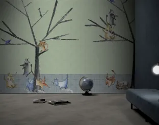 Carta da parati Cats di Glamora