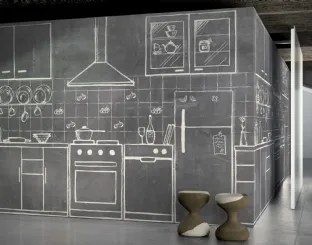 Carta da parati Flat Loft di Glamora