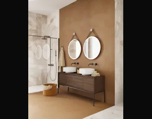 Carta da parati Fleur di Inkiostro Bianco