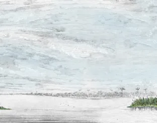 Carta da parati Lake di Inkiostro Bianco
