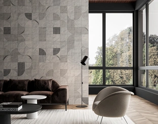 Carta da parati Mosaico lunare di Inkiostro Bianco