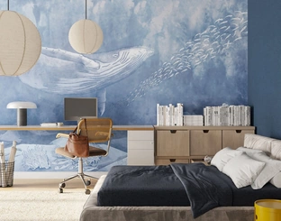 Carta da parati Pelagos di Inkiostro Bianco