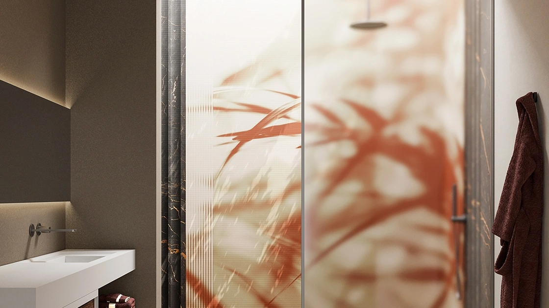 Carta da parati Stoneglass Inkiostro Bianco