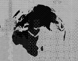 Carta da parati Strange World di Inkiostro Bianco
