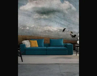 Carta da parati The Wind con illustrazione artistica di Inkiostro Bianco