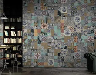 Carta da parati Tiled Up di Glamora