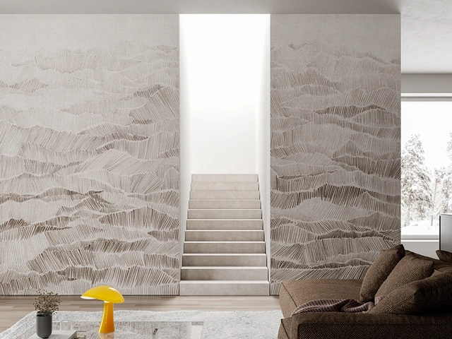 Carta da parati Yama di Inkiostro Bianco