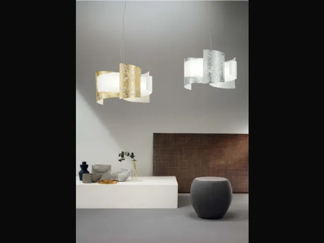 Lampada 2021 in vetro curvo di Ondaluce