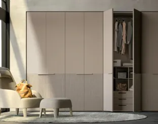 Armadio Atelier con ante bicolore di Adok