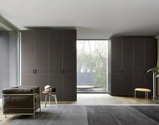 Armadio con anta in ecopelle Eco di Sangiacomo