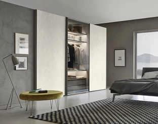 Armadio scorrevole Scrigno Materico di Sangiacomo