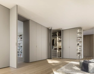 Armadio Terminale Angolare Anta Liscia di Sangiacomo