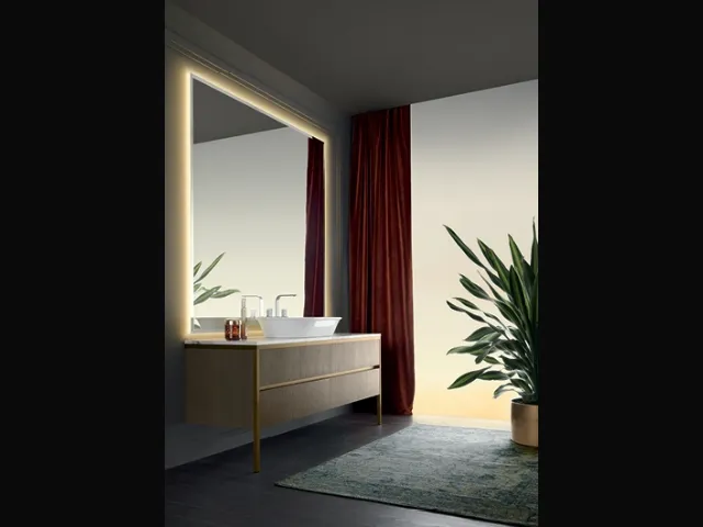 Mobile da Bagno in Rovere miele Algonquin 02 di Milldue