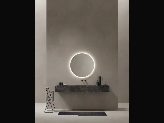 Mobile da Bagno sospeso in marmo Azuco 24 03 di Milldue