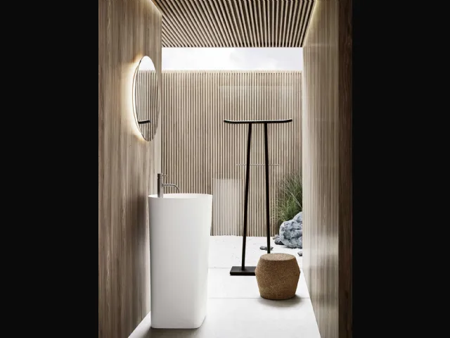 Mobile da Bagno a terra in Cristalplant Azuma 24 06 di Milldue