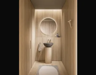Mobile da Bagno in rovere Caba 24 01 di Milldue
