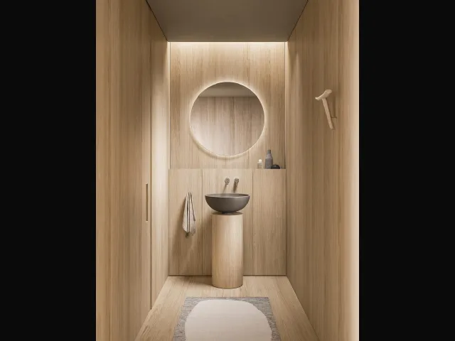 Mobile da Bagno in rovere Caba 24 01 di Milldue