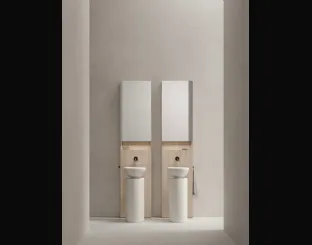 Mobile da Bagno in nobilitato e cemento Caolino Caba 24 02 di Milldue