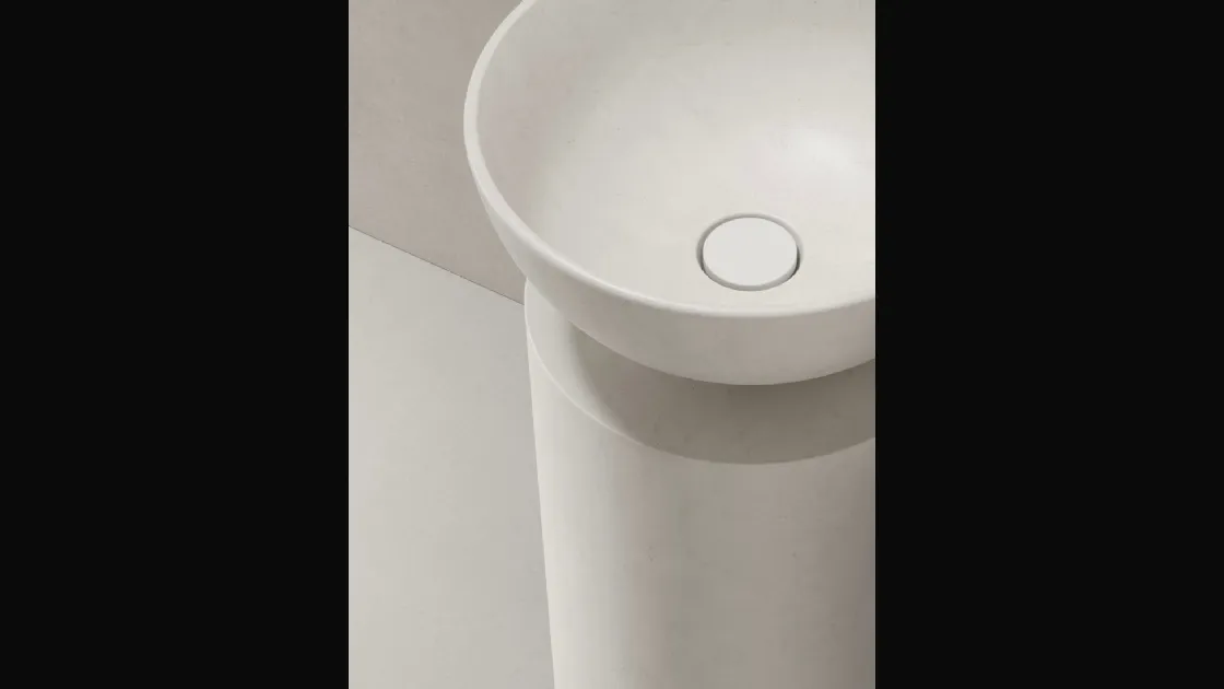 Mobile da Bagno in nobilitato e cemento Caolino Caba 24 02 di Milldue