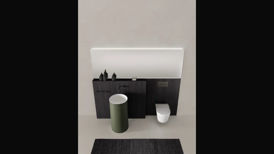 Mobile da Bagno in nobilitato Venato Mirto Caba 24 04 di Milldue