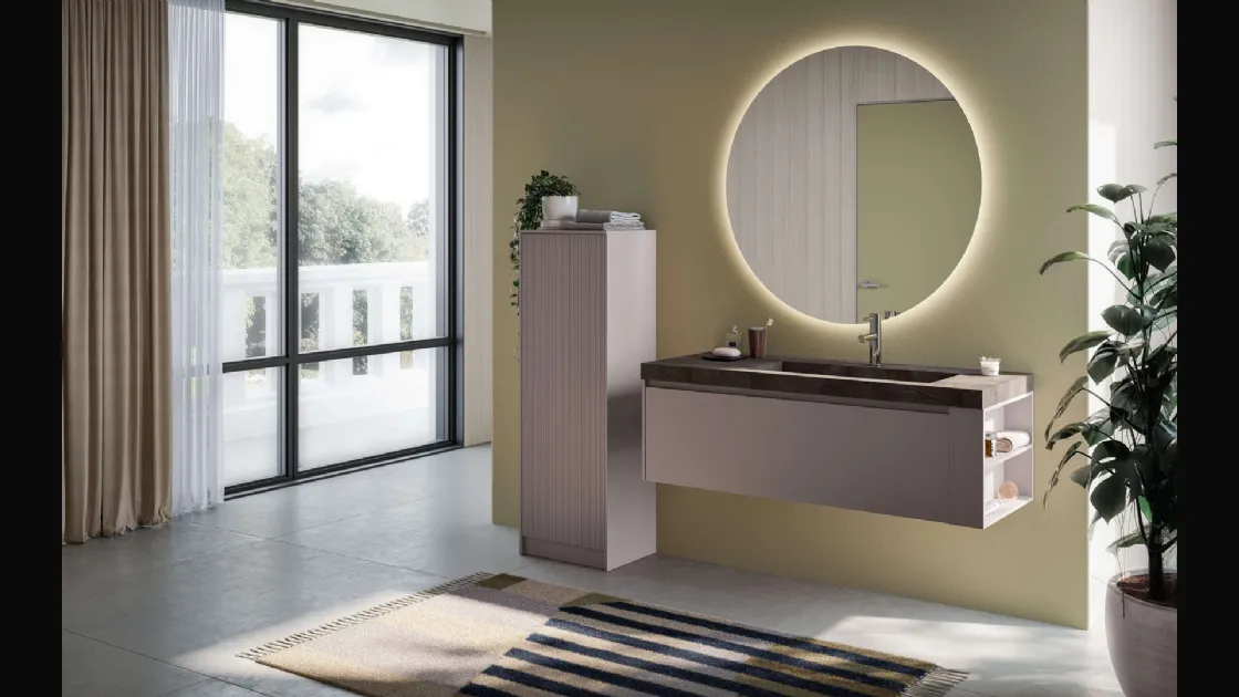 Mobile da Bagno sospeso Genius 06 di Arredoquattro
