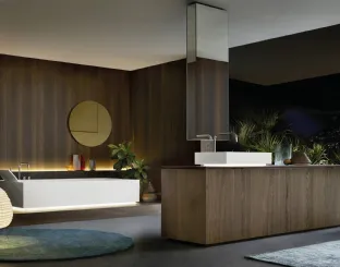 Mobile da Bagno in Rovere termocotto Puro 24 07 di Milldue