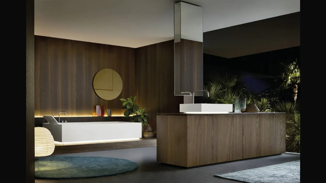 Mobile da Bagno in Rovere termocotto Puro 24 07 di Milldue