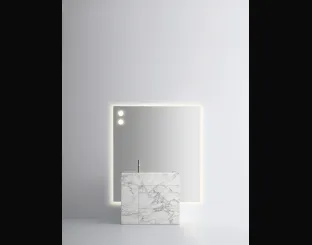 Mobile da Bagno in marmo bianco arabescato Touch 19 02 di Milldue