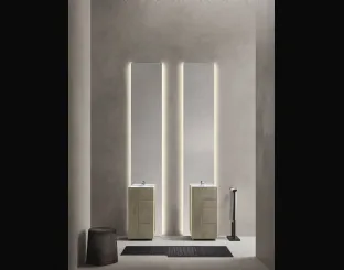 Mobile da Bagno in argilla arena Touch 24 06 di Milldue
