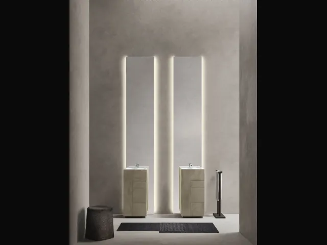 Mobile da Bagno in argilla arena Touch 24 06 di Milldue