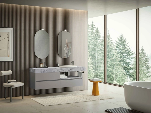 Mobile da Bagno sospeso Volo Evolution 03 di Arredoquattro