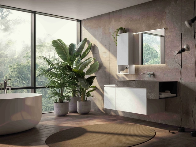 Mobile da Bagno sospeso Volo Evolution 09 di Arredoquattro