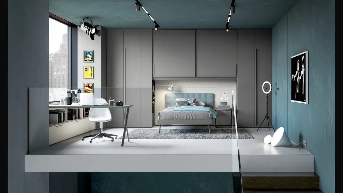 Cameretta a ponte Layout 04B di Doimo Cityline
