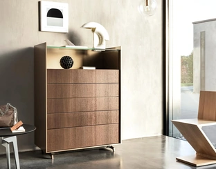 Cassettiera Cabaret Glass di Sangiacomo