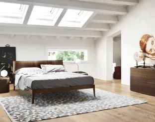 Letto Aliante Legno 1|0 in Rovere termotrattato di Sangiacomo