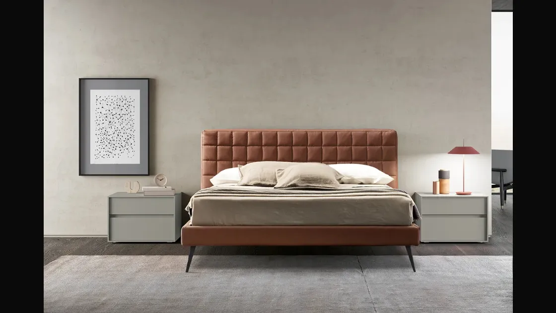 Letto Rubik in Ecopelle di Adok