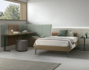 Letto imbottito Boiserie di V&Nice