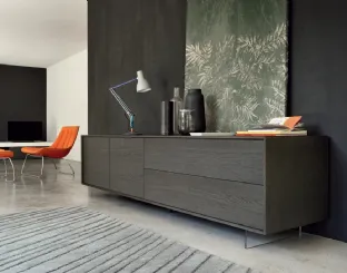 Madia Lampo Basic 16sx con riquadro in Rovere grigio di Sangiacomo