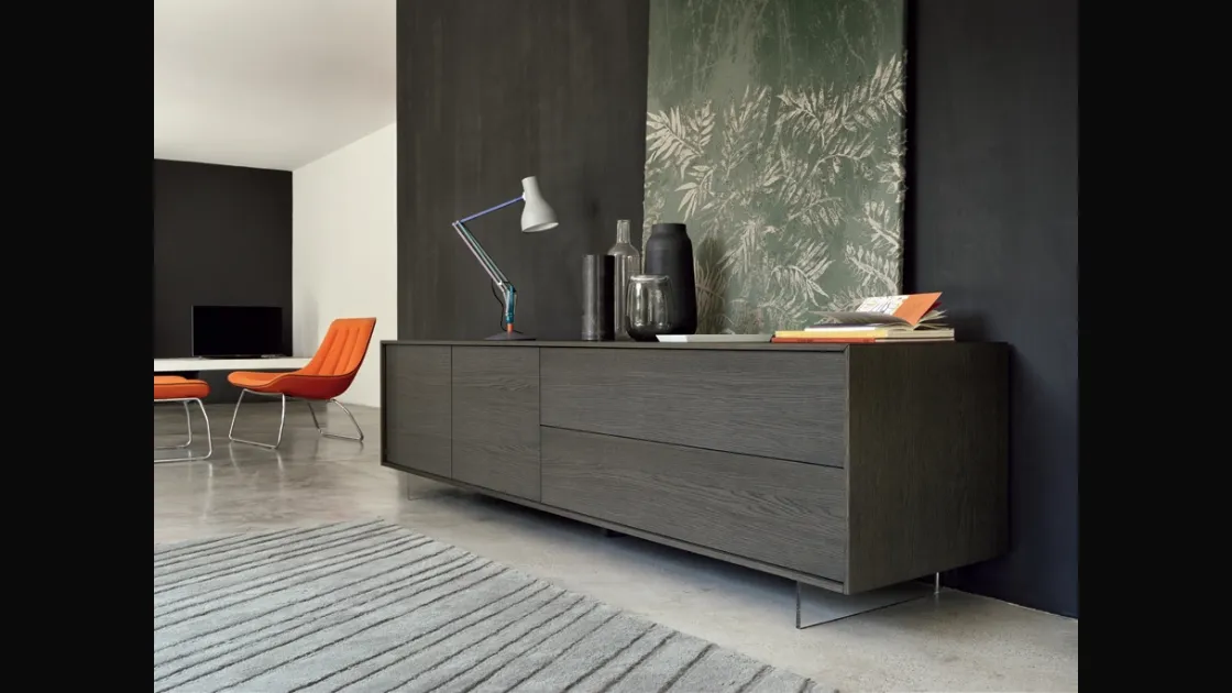 Madia Lampo Basic 16sx con riquadro in Rovere grigio di Sangiacomo