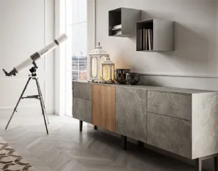 Madia Living 05 in Rovere e Pietra di Arredo3