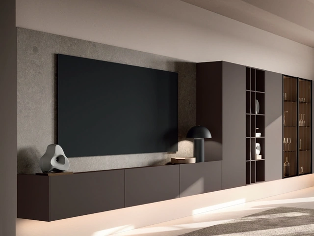 Parete Attrezzata sospesa DA45 Moka di Dall'Agnese