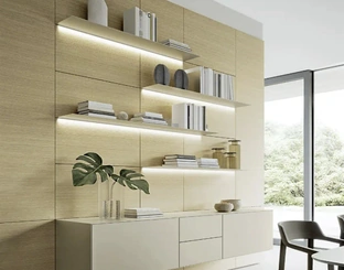 Parete Attrezzata Domino Boiserie 01 di Sangiacomo