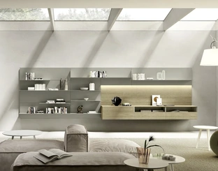 Parete Attrezzata Domino Boiserie 03 di Sangiacomo