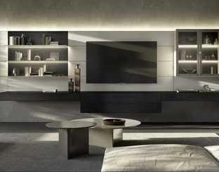 Parete Attrezzata Domino Boiserie 04 di Sangiacomo