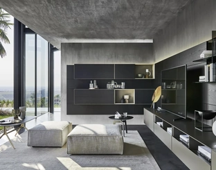 Parete Attrezzata Domino Boiserie 06 di Sangiacomo