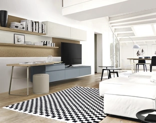 Parete Attrezzata Lampo 004 Laccata di Sangiacomo