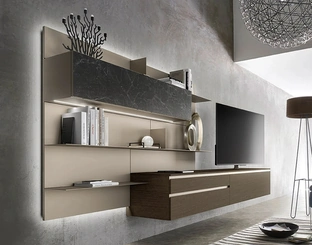 Parete Attrezzata Lampo 017 di Sangiacomo