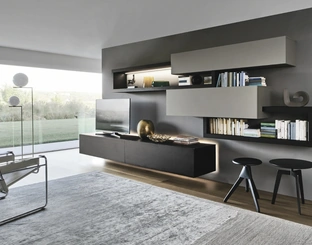 Parete Attrezzata Lampo 046 di Sangiacomo